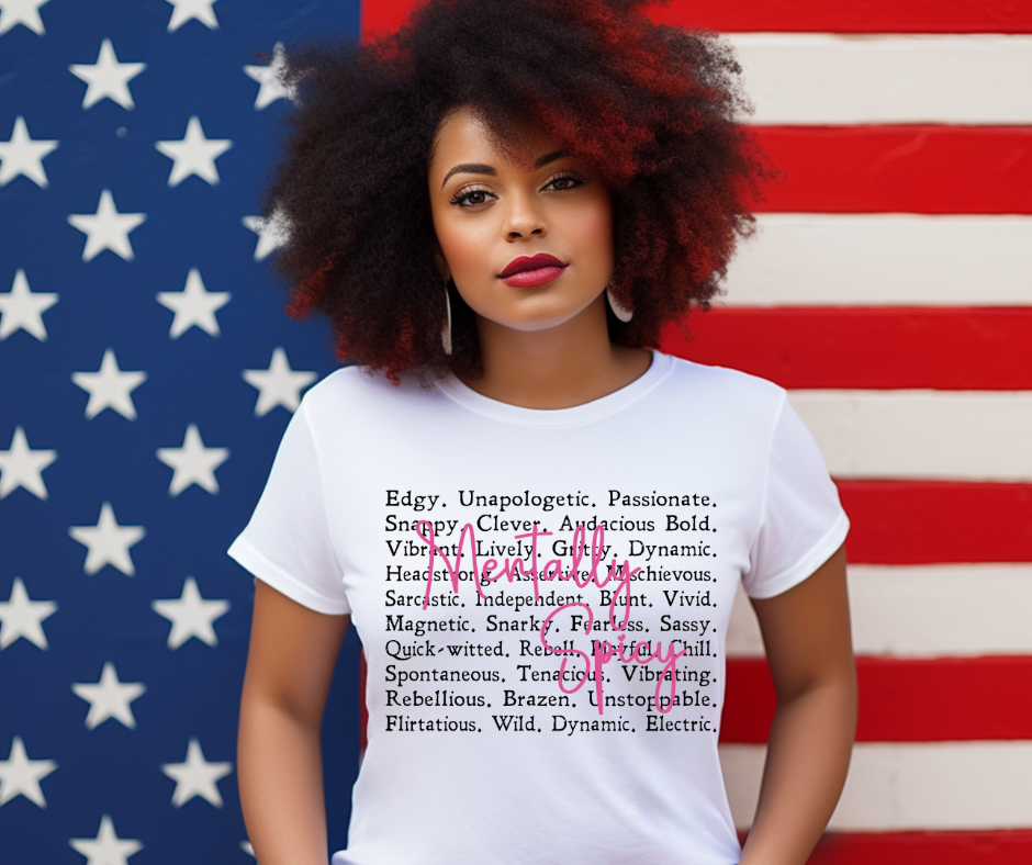 Own Your Vibe with the “Mentally Spicy” Statement Tee