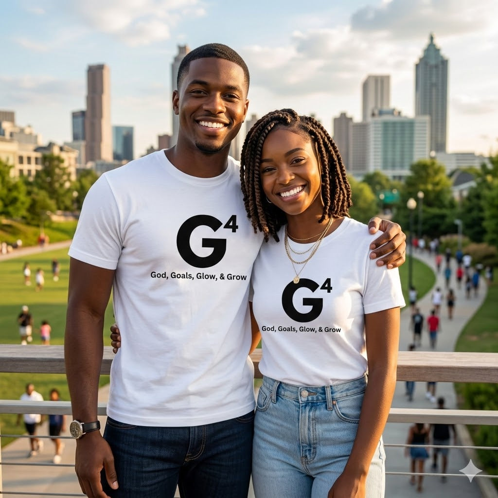 The G⁴ Lifestyle Tee | God, Goals, Glow, & Grow