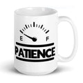 The “Running on Empty” Patience Mug